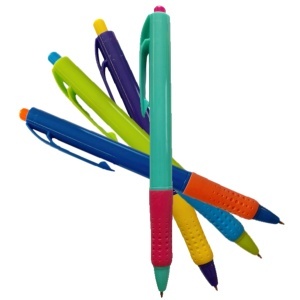Pix albastru cu mecanism corp plastic diverse culori 1mm Office 803