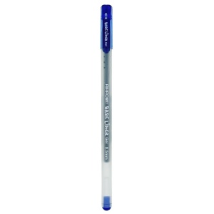 Pix gel albastru 0,5mm cu capac corp transparent Aihao 47930
