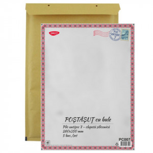 Plic antisoc 25x35cm nr.7 Daco natur PC007