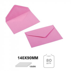 Plic roz cu lipici 14x9cm 80g 12/set MP PS006-02 - Img 2