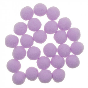 Pompon lila 1,8cm 25/set