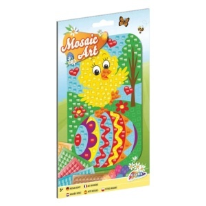 Pui Paste mozaic carton/patratele adezive 14x23,5cm Moxy multicolor 810019