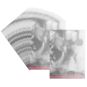 Punga transparenta 30 microni cu clapeta adeziva 7x8,5/11cm 95/set +/-5buc