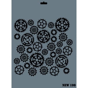 Sablon plastic rotite ceas 25x35cm Rich NEW 199