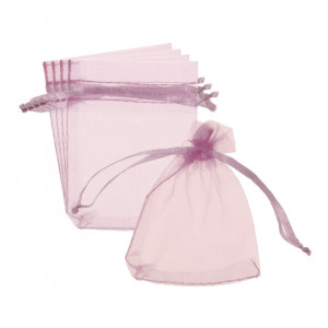 Saculet organza 7x7/9cm 5/set - Img 6