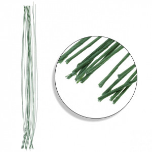 Sarma flori cu hartie verde 40cm - Img 3