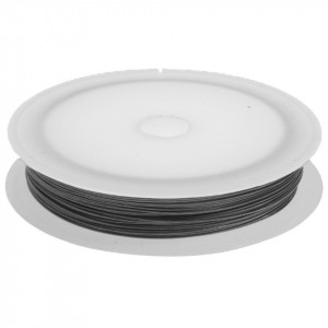 Sarma siliconata argintie 0,45mm x 100m/rola