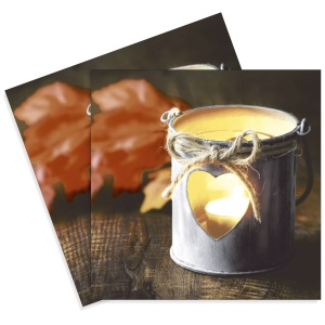 Servetel stralucire de toamna 33x33cm 2/set 207452