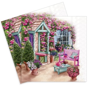 Servetel Vedere din gradina 33x33cm 2/set L1077900