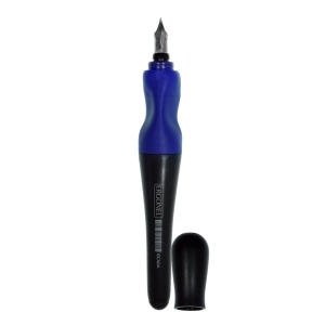 Stilou Ergonel cu 1 rezerva negru-albastru Ecada 93109