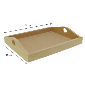 Tava mdf dreptunghiulara 32x23x6cm TMDF2 - Img 2