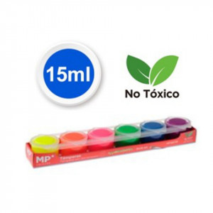 Tempera 6 culori neon x 15ml/set MP Colours PP162-02 - Img 2
