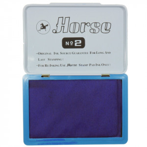 Tusiera cu tus 8x12,5cm Horse/Huhua CNX Nr.2 T428 albastru - Img 4