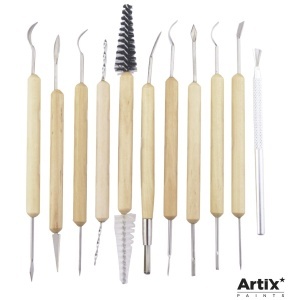 Ustensile pentru modelaj 11 piese Polyclay MP PY003 - Img 2