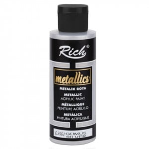 Vopsea acrilica metalizata 120ml Rich MET-120 - Img 2