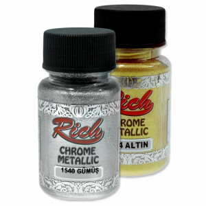 Vopsea metalica cromata 50ml Rich CHR-050