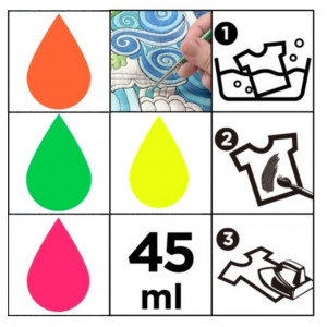 Vopsea textile neon 45ml Artix PP651 - Img 6