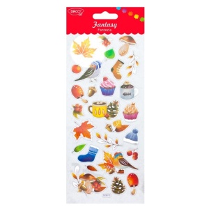 Abtibild Fantezia toamna 10x23cm 27/set Daco AB089 multicolor