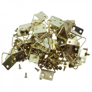 Agatatoare tablou triunghi cu baza dreptunghiulara cu 2 gauri 22x16mm si suruburi