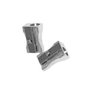 Ascutitoare metal 1 orificiu 2,3x1,3cm 2/set cnx A87