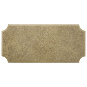Blat mdf dreptunghiular cu colturi decupate 23x10,5x0,7cm ZP543