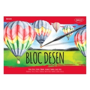 Bloc desen mic A4 250g 15 file Daco BD426