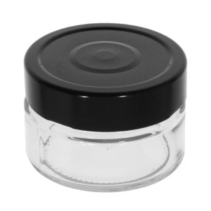 Borcan sticla rotund Prezioso capac metalic culori diverse 80ml 7,4x5,2cm (106 TO 70CH) - Img 2