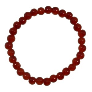 Bratara margele sticla rotunde bordo transparent 6mm pe elastic