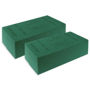Burete flori umed verde 23x11x7cm 2/set 2167