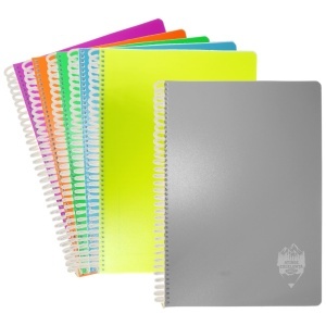 Caiet studentesc matematica cu spira coperta plastic culori diverse A4 70g 144 file Daco CT4144AR