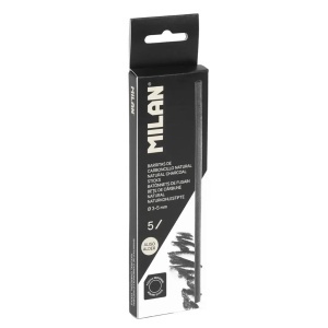 Carbune natural 3-5mm 5/set Milan 7800