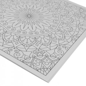Carte colorat adulti 20x20cm -Relaxare mandala 24 pagini 120g - Img 2