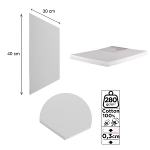 Carton panzat 30x40x0,3cm 6/set Artix PP95-3040-6 - Img 2