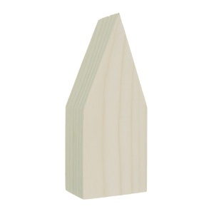 Casuta lemn natur 2x4x10cm