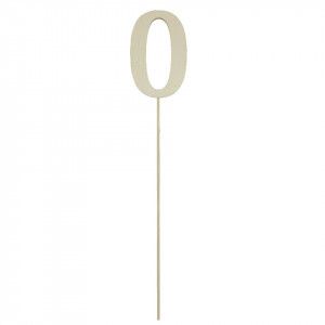 Cifra placaj pe bat 10cm - 0
