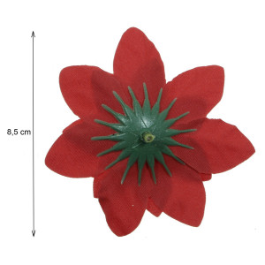 Craciunita rosie 8,5cm 3/set - Img 2