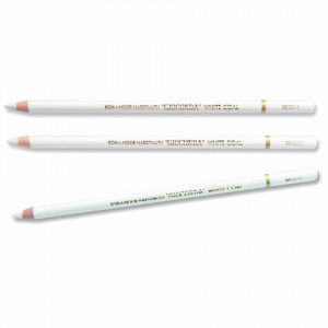 Creion color Gioconda mina carbune natural alb Koh-I-Noor K8812-2/3/4