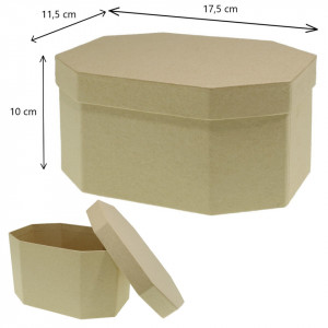 Cutie carton octogonala natur MP PD206 - Img 2