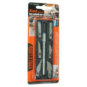 Cutter precizie 11,5cm cu 6 lamele diferite KmtTools 9364668