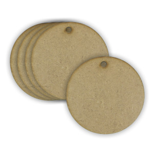 Disc mdf cu gaura 4x0,3cm 5/set - Img 1