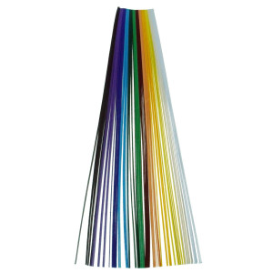 Fasii quilling multicolor 5x250mm 120g/mp 216 buc