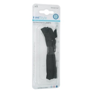 Fermoar 30cm negru 5201347 KmtStyle