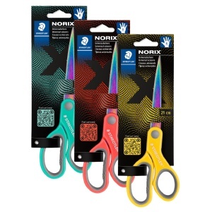 Foarfeca 21cm culori diverse Norix Staedtler ST965-21X-BK