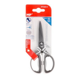 Foarfeca cu lama antiaderenta maner ergonomic silicon 14,5cm MP PT143-4