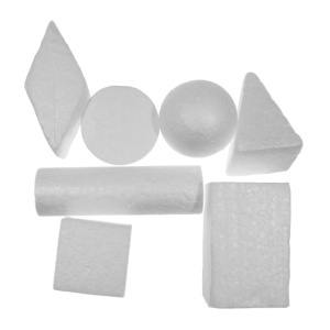 Forme geometrice 3D polistiren 4-10cm 7/set A1185