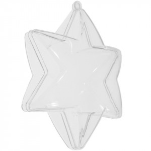 Glob plastic 2 parti stea 10cm Meyco 45109