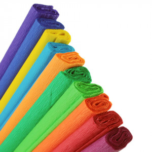 Hartie creponata 10 culori/set 50x200cm Koh-I-Noor K9755-38 - Img 2