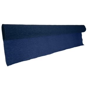Hartie creponata floristica 50x200cm 80g/mp Colorarte bleumarin H903