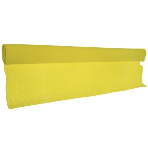 Hartie creponata floristica 50x200cm 80g/mp Colorarte galben H907