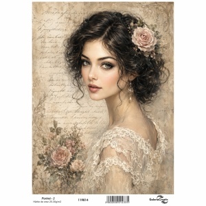Hartie de orez Portret - 2 20x27,5cm